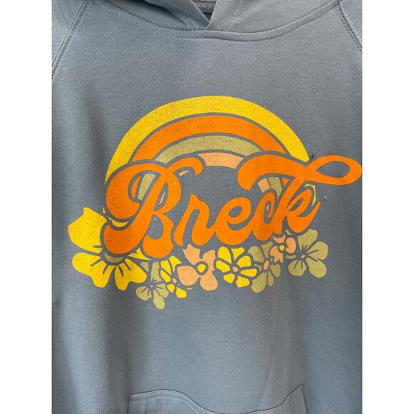 Good Land Supply Co Breck Pullover Hoodie Mens Medium Blue Cotton Polyester NEW - Picture 3 of 9